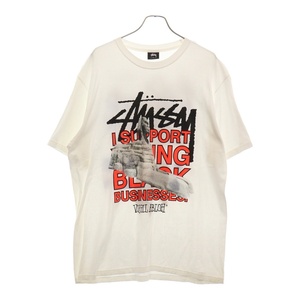 STUSSY ステューシー Virgil Abloh World Tour Collection Tee オフホワイト ヴァージルアブロー ワールドツアーコレクション半袖Tシャツ