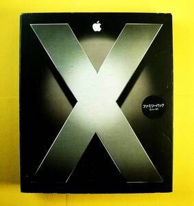 【4321】Apple Mac OS X 10.4 Tiger ファミリーパック(5ユーザー) 未開封品 アップル マックオーエス エックス タイガー PowerPC対応 MacOS