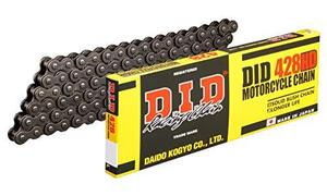 D.I.D(大同工業)バイク用チェーン クリップジョイント付属 428H(D)-120RB STEEL(スチール) 強化チェーン 二輪 オートバ