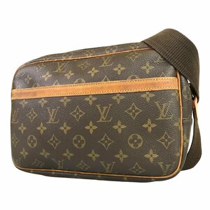 【1円～】 ルイヴィトン LOUIS VUITTON バッグ ショルダーバッグ リポーターPM M45254 SP0998 モノグラム PVC レザー ブラウン 中古