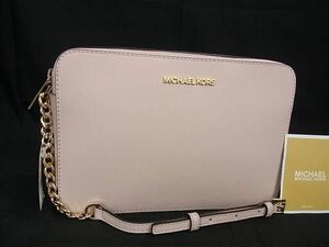 ■新品■未使用■ MICHAEL KORS マイケルコース PVC クロスボディ ショルダーバッグ レディース ピンク系 BG6609