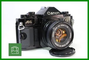 【同梱歓迎】実用■Canon A-1 ボディ+ NEW FD 50mm F1.8■シャッター全速・露出計完動・鳴きなし・割れなし■KKK217