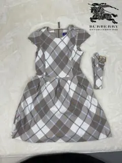 【使用感あり】BURBERRY バーバリー　チェック柄　ワンピース　サイズ36