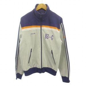 アディダスオリジナルス adidas originals 超希少 復刻初期モデル 83-C TRACK TOP トラックジャケット ジャージ ロゴ刺繍 L ■GY31