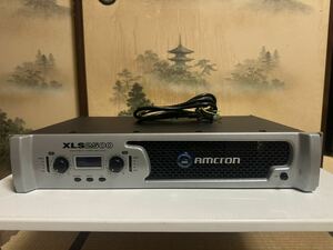 AMCRON　アムクロン　XLS2500　パワーアンプ　中古品