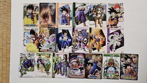 ドラゴンボール　プラスチックカード美品19枚