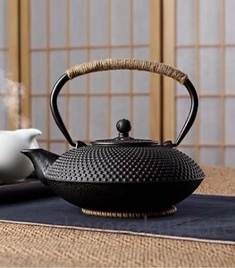 特売！鉄器 老鉄瓶★新品 茶道具 対応 鉄やかん 鉄分補給 未塗装鉄器 900ml