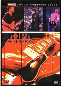 ERIC CLAPTON【DVD】LIVE IN HYDE PARK【PAL】エリック・クラプトン