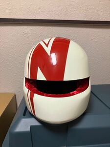 SHOEI 族ヘル　XL 白　赤　細目　チンチラ　ショーエイ　旧車 街道レーサー 旧車會 加工ヘル