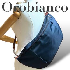 美品 Orobianco オロビアンコ ショルダーバッグ 2way ナイロン