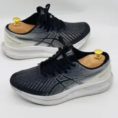 ASICS グライドライド2 ランニング　マラソン　ブラック/ホワイト