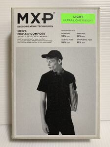 ☆未使用 MXP エアコンフォート ショート スリーブ クルー SHORT SLEEVE CREW MX18132 メンズ MEN