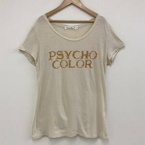 UNDERCOVER 2012AW PSYCHO COLOR ロゴ 半袖 Tシャツ ベージュ 1サイズ アンダーカバー カットソー VINTAGE Tee archive 3070332 