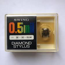 SWING 0.5mil DIAMOND STYLUS 三菱50M M-3D-50M レコード針