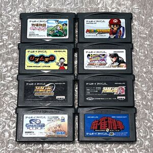 GBA ゲームボーイアドバンス スーパーストリートファイターⅡX リバイバル・リズム天国・スーパーロボット大戦A・OG・麻雀刑事・牧場物語