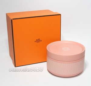 エルメス ブドワール ボックス MM ミディアム ピンク 木製 未使用品 Hermes Boite Boudoir Moyen Modele