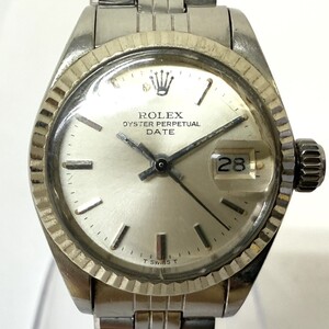 G847-ST32-132◎ ROLEX ロレックス OYSTER PERPETUAL DATE オイスターデイト ref.6917 3番 レディース 腕時計 自動巻き 稼働