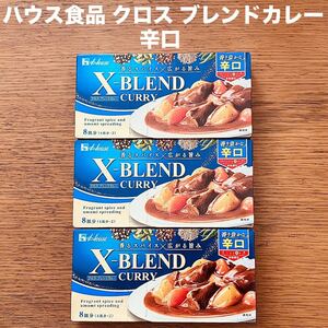 ハウス食品 クロス ブレンドカレー 辛口 140g × 3箱 スパイス 家