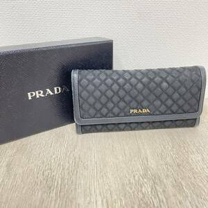 箱付き★【PRADA】プラダ★長財布 1M1132 TESSUTO QUILTING NERO キルティング ブラック 黒 10