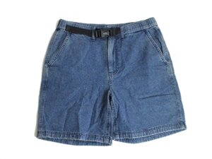 新品 ♪★ ゲス GUESS ショートパンツ メンズ 夏物 デニム ショート ショーツ インディゴ　紺　ネイビー ハーフパンツ W32 ★ 23306