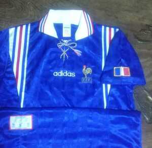 値下げ交渉 1996/1997年 フランス代表 レースアップ adidas MADE IN UK 検) 96 UEFA EURO ENGLAND FRANCE HENRY ZIDANE ユーロ ジダン Y2K