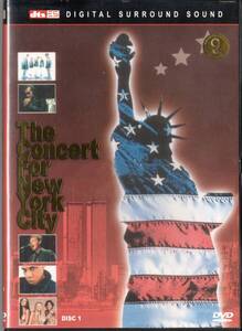 THE CONCERT FOR NEW YORK CITY【DVD】DAVID BOWIE,BON JOVI,BILLY JOEL,ERIC CLAPTON,THE WHO 他