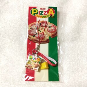 明治 ピザ PIZZA ピッツア＆ピッツア ミニチュア 非売品 食品サンプル ストラップ