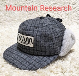 【未使用★2019モデル】Мサイズ Mountain Research 耳当て付きウールツイードチェックキャップ◆Saunter Cap☆マウンテンリサーチ (11)