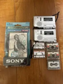 中古 SONY テープレコーダー M-850 マイクロテープ セット売り