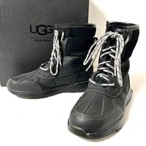 【BOX付】 UGG ELIASSON アグ　エリアソン 1017271 スノーブーツ　ウォータープルーフ ウィンターブーツ　25cm ブラック　メンズ　＊AU