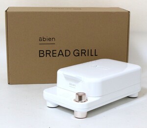 ☆ 【未使用】 abien 食パントースター プレスグリル方式 BREAD GRILL DCT37-WT ホワイト ☆AHB08579　半密閉