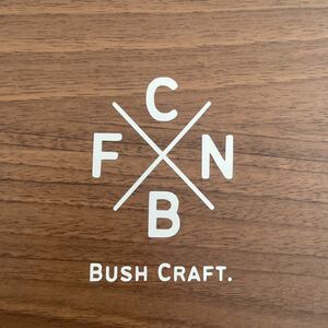 220.【文字変更可能】 BUSH CRAFT. カッティングステッカー キャンプ CAMP アウトドア ブッシュクラフト【新品】