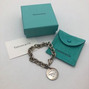 TIFFANY&Co. ティファニー ブレスレット リターントゥ ラウンドタグ シルバー P146