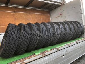 ★溝Good！★245/70R19.5 ダンロップ SP001 2021年製 1本/2022年製 11本 スタッドレス 12本セット　1026-FW-8800