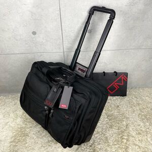 [美品] TUMI トゥミ 2way ホイールアウェイ 機内可 キャリーバッグ メンズ ビジネスバッグ A4+PC可 大容量 牛革+バリスティック 旅行 通勤