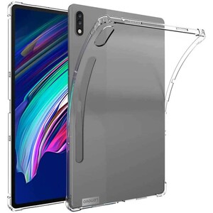 Lenovo Tab P12 Pro NEC LAVIE Tab T12 T1295/DAS XiaoXin Pad Pro 12.6インチ タブレットケース 四角保護クリア 透明 TPU カバー