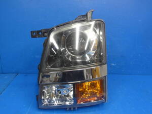 ☆平成18年車　スズキ　MH21S　ワゴンR　ターボ　左　ヘッドライト　ヘッドランプ　HID　10009-59012　3526058J00　点灯OK☆F28811