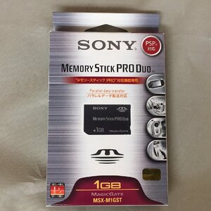 【未使用品】SONY(ソニー) メモリースティック PRO MSX-M1GST 1GB PSP対応 (管理番号：063109)