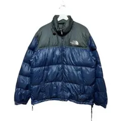 THE NORTH FACE ダウンジャケット L ヌプシ ネイビー ブラック