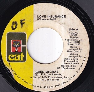 Gwen McCrae - Love Insurance / He Keeps Something Groovy Goin