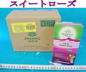 Mいな2759 ORGANIC INDIA オーガニック インディア トゥルシー ティー SWEET ROSE スイートローズ 25包×6箱 ハーブティー ティーバッグ