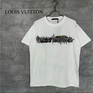 『LOUIS VUITTON』ルイヴィトン (S) プリントTシャツ
