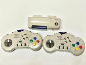 【ジャンク品】VISION VJS-393 スーパーファミコン用 ワイヤレスコントローラー 