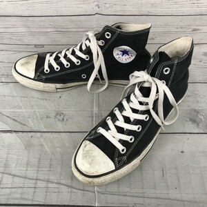 コンバース★オールスターハイブラック【27.0/黒】M9160/キャンバス/converse ALL STAR HI◆A-142