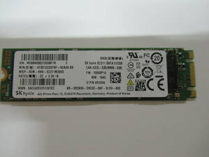 ★☆1円 ～スタート☆SK hynix SC311 SSD M.2 2280 SATA 512GB 使用時間:43279H☆★