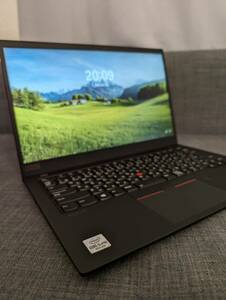 【ぼぼ新品】高スペック/Thinkpad X1 Carbon 8th 第10世代i5/メモリ16G/新品NVMe 512GB /14インチ/高解像度FHD/タッチパネル/オフィス2021