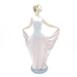 美品 LLADRO リヤドロ 5050 踊る少女 フィギュリン 1点 インテリア 置物 陶器人形 SO2506F2