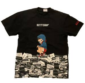 Betty Boop ヒップホップデザイン限定Tシャツ　プリント Tシャツ Lサイズ