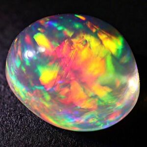 最高品質&遊色抜群!!4.840ct 天然オパール メキシコ産＜裸石 ルース オパール Mexican opal 宝石 ジュエリー jewelry natural＞