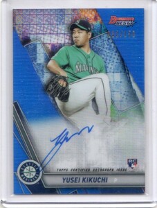 ■菊池雄星　カード　Vol.61　2019BOWMAN BOWMAN